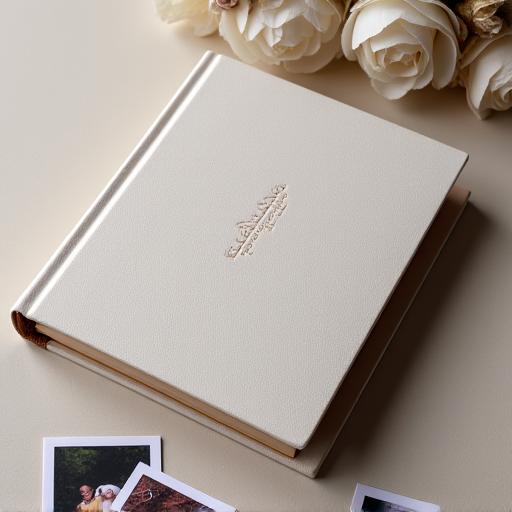 Sebuah album foto premium yang ditempah khas